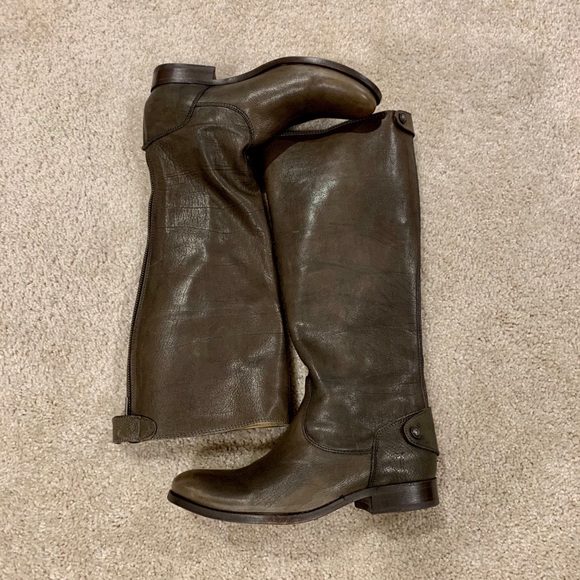 Frye Melissa Button Back Zip Boot - Picture 2 of 5